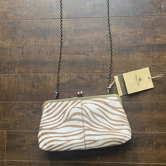 Patricia Nash Crossbody Clutch style Haircalf purse - Picture 2 of 13